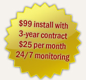 $99 install with 3-year
contract